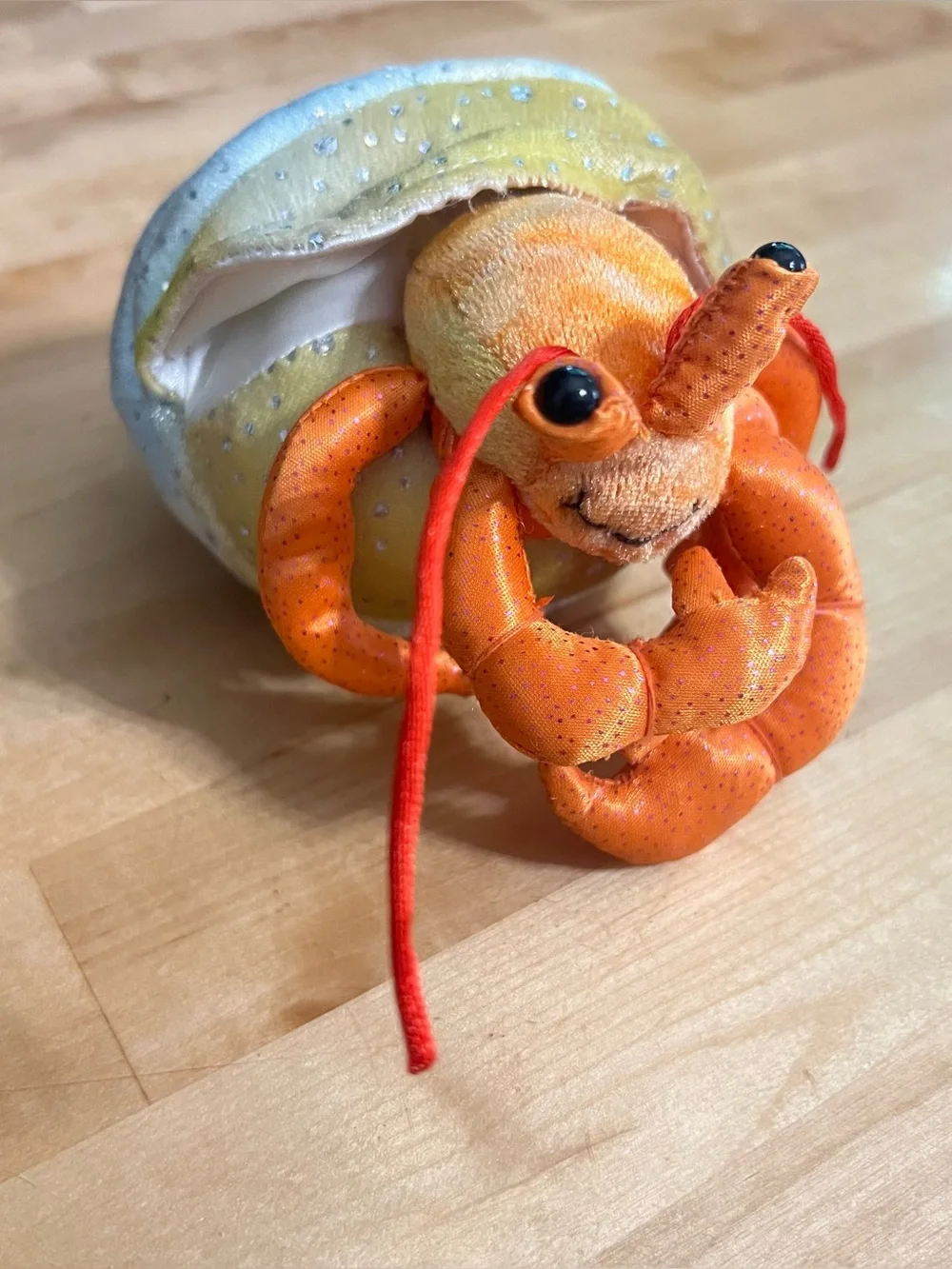 VTG Douglas Hermit Crab in Shell Plush 2012 #3729B RETIRED Ocean Sea Life Beach
